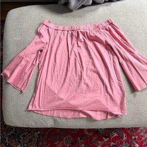 Michael Kors Pink Off-Shoulder Blouse